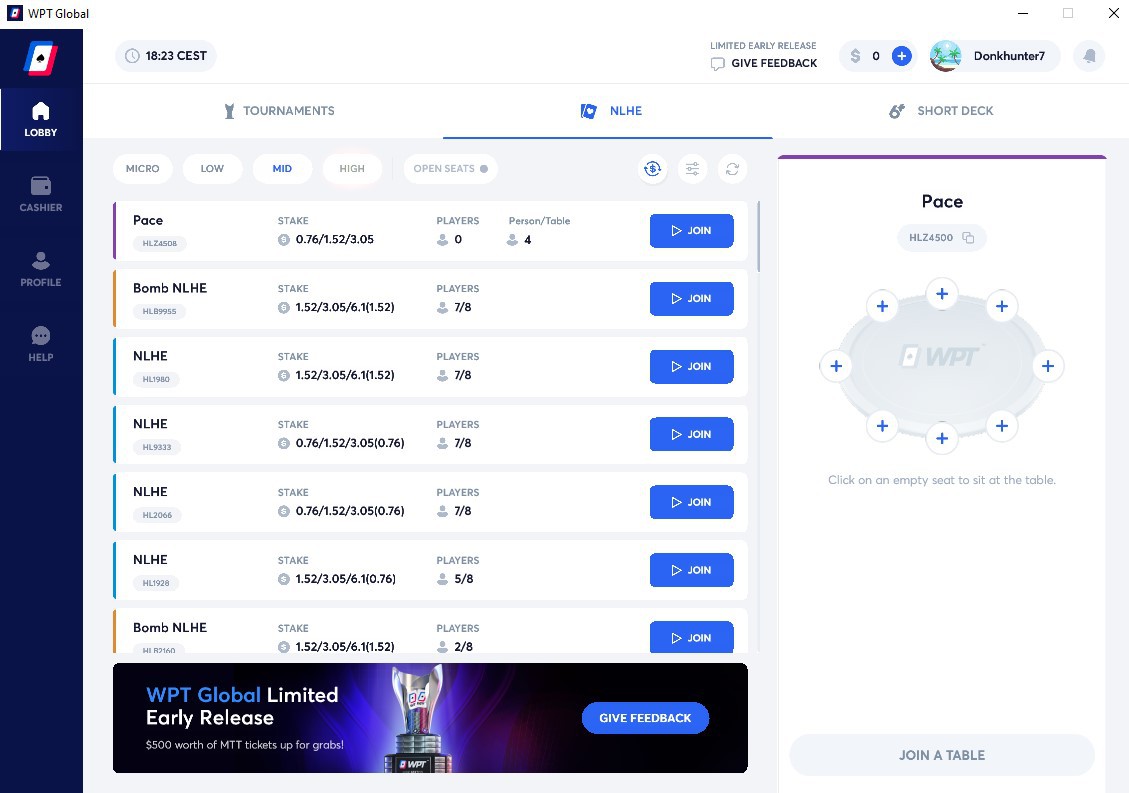 Nova plataforma de poker com dinheiro real WPT Global disponível em 50+  países