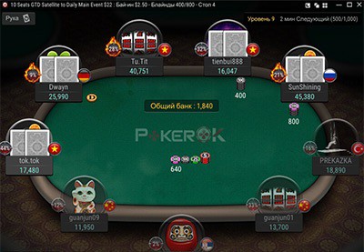 pokerok table