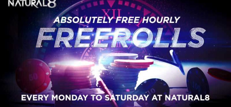 Natural8 Offering Hourly Freeroll Tournaments From Mon to Sat image