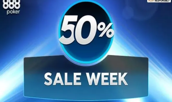 888poker Sale Week: 50% Off Buy-Ins image
