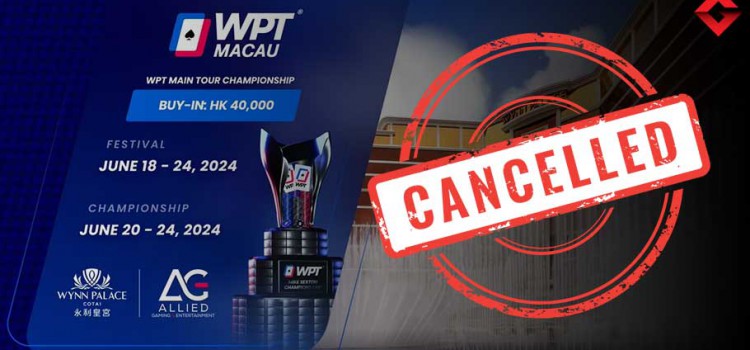 WPT Cancels Historic Poker Tournament in Macau image