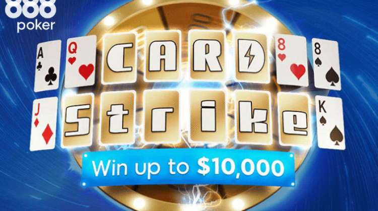 Card Strike do 888poker: ganhe até $ 10.000 de graça Imagem de notícias 