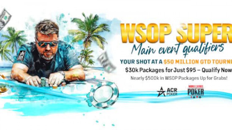 ACR Poker oferece 15 pacotes WSOP Paradise Imagem de notícias 