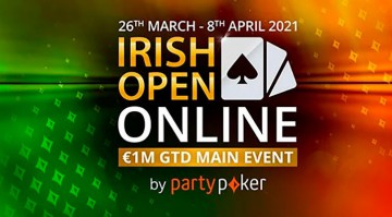 PartyPoker Irish Open Online series 2021 news image