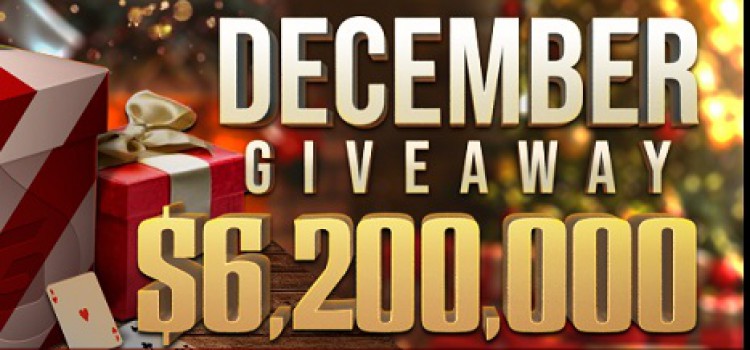 Cash Giveaway of $ 6 200 000 this December at GGPoker image