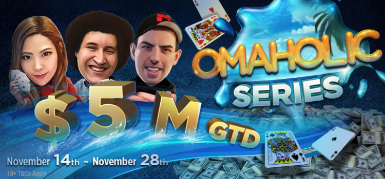 GGPoker Omaholics Series November 2021 with $ 5 M GTD image