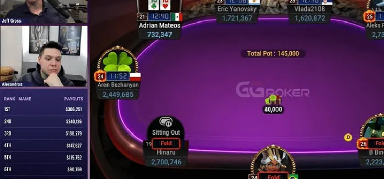 Líder em fichas do GGMillion$ banido imagem