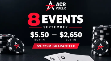 Многодневные турниры на ACR Poker в сентябре news image