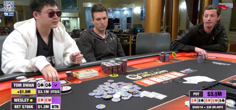 Tom Dwan triumphs in the biggest-ever televised poker hand. image