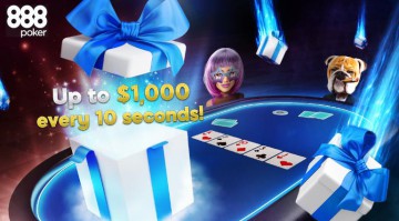 888poker New Turbo Drop Promotions - up to $ 1 k in gifts every 10 s news image