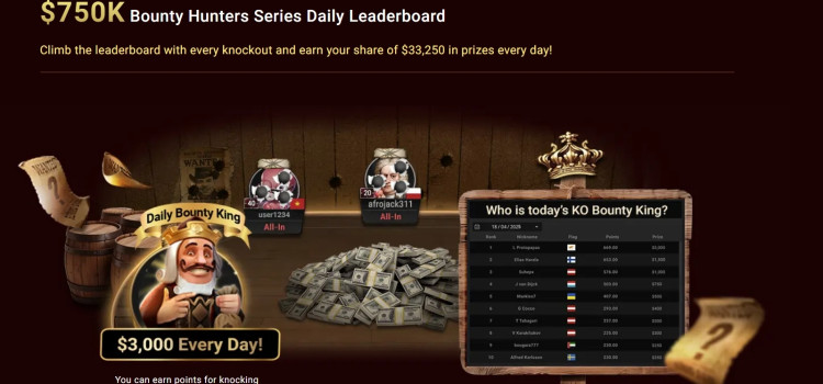 Poluj na chwałę w serii Bounty Hunter Series od GGPoker z pulą nagród 50 mln $ image