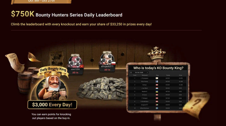 Poluj na chwałę w serii Bounty Hunter Series od GGPoker z pulą nagród 50 mln $ zdjęcie newsa