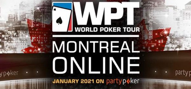 O WPT Montreal 2021 será online na partypoker imagem