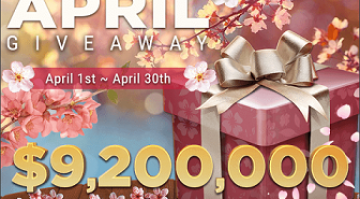 April 2021 Cash Giveaway at GGPoker - $9,2 million in prizes news image