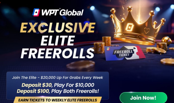 Guía de Freerolls de $10,000 de WPT Global Imagen