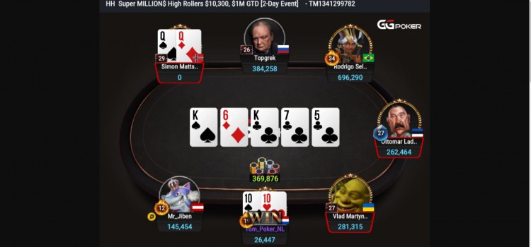 GGPoker mistake makes losing player win the pot image