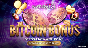 Natural8 oferece um bônus total de depósito de até $ 2188 Bitcoin news image