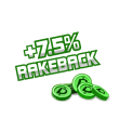 +7,5% rakeback Imagem de premiação de poker